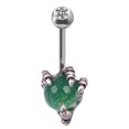 thumbnail image 1 of Claw Charm Belly Button Ring Women Belly Piercing Jewelry Stainless Steel Belly Rings, 1 of 8