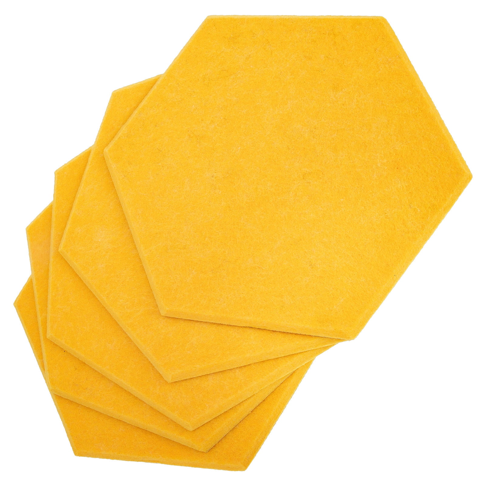 OUNONA  5 Pcs Noise Reduction Wall Panel Acoustic Quick- Sound Proofing Orange