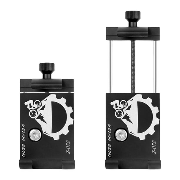 Soporte de aluminio para bicicleta/bicicleta eléctrica/motocicleta. Soporte seguro con GPS para smartphones y repartidores de comida a domicilio.