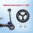 thumbnail image 6 of Dragon Mobile EX 4-Wheel Portable Mobility Scooter for Adults & Seniors - Lithium Battery, All-Terrain, Aluminum Frame - Blue, 6 of 9