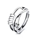 thumbnail image 4 of Anillo giratorio Joker con personalidad de moda europea y americana, anillo de dedo cruzado multicírculo con diseño inteligente para mujer, 4 of 6