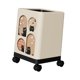 thumbnail image 4 of Cubo de basura Cubo de basura doméstico Cubo de basura decorativo con ruedas Cubo de basura Contenedor de basura, 4 of 9