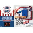 thumbnail image 7 of Pop-a-Shot Slam Dunk over-the-door Mini Arcade Basketball Hoop, Foldable Hanging 18 in. Wide, 7 of 7