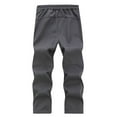 thumbnail image 2 of Boys Girls Winter Snow Ski Pants, Fleece Lined Waterproof Softshell Outdoor Hiking Snowboard Pants with Zipper Pockets Gray 3XL, 2 of 8