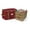 Red Heavy Duty Polyester, variant on Ornament Storage Bag - Keepsakes Holiday Decoration Organizer, Padded Dividers, Carrying Handles - Red, 19.25"x13"x12.5", 6" Trays
