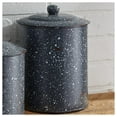 thumbnail image 3 of CintBllTer Granite Enamelware Canisters Set Gray, 3 of 3