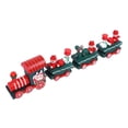 thumbnail image 1 of Adorno de tren navideño pintado a mano Trenes Estatuillas Artesanía para Festival Living Verde Zulema Trenes en miniatura, 1 of 8