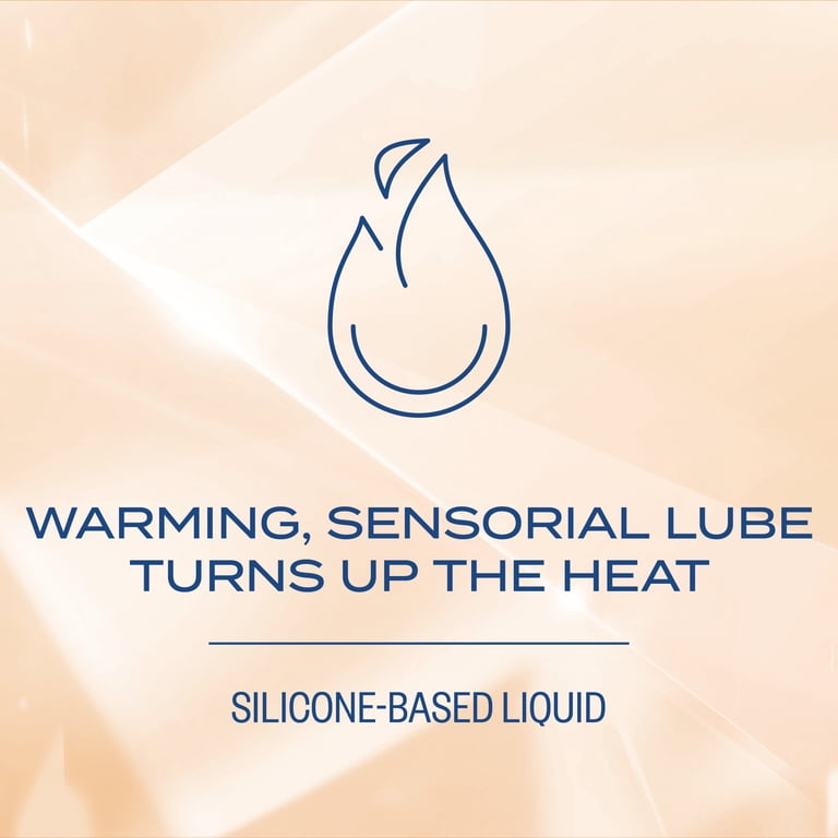 K-Y Warming Liquid Lube, Sensorial Personal Lubricant, Glycerin Based,  Latex Condom Compatible, 2.5 FL OZ