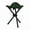 Green, variant on Outdoor Small Folding Triangular Stool Fishing Chairs Camping Multifunction Benches Foldable Stools Household Daily Park chairs