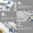 thumbnail image 5 of Dreamtimes Blue Yellow Poppy Floral Hand Towels Watercolor Botanical Leaf Decorative Bathroom Towel Set of 2 Rustic Fingertip Towel Bath Guest Towels for Gym,Spa,Hotel, 5 of 7