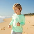 thumbnail image 4 of INGEAR Boys' Rash Guard UPF 50+ Long Sleeve Swim Shirt, Quick-Dry Lightweight Sun Protection, MINT, XS, 4 of 6