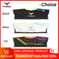 thumbnail image 1 of TEAMGROUP Delta RGB DDR4 8GB 16GB 32GB 3000 3200 3600MHz Desktop Gaming Memory Module Ram White/Black/TUF 3600MHZ 8GX1 BLACK, 1 of 5