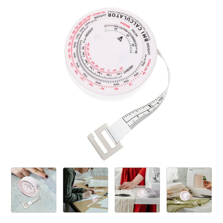 Frcolor Tape Measure Body Measuring Measurement Measure Waist Retractable  Tape Fitness Ruler Myotape Bmi Tool Cloth Round Small