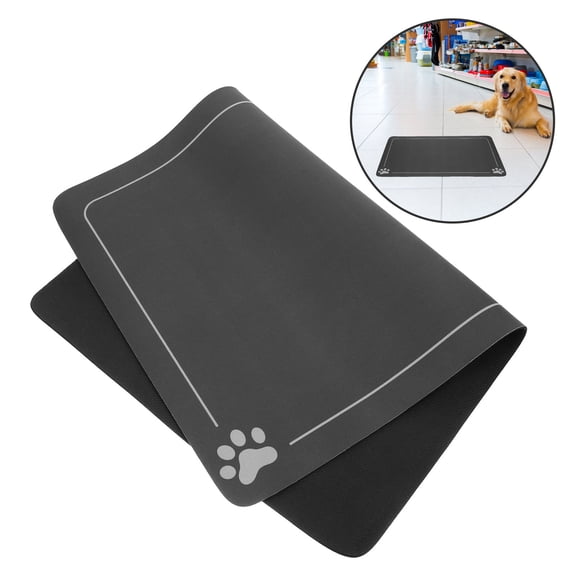 GETAJGHSD Boot Trays Pet Feeding Mat Black Diatomaceous Mud 1Set
