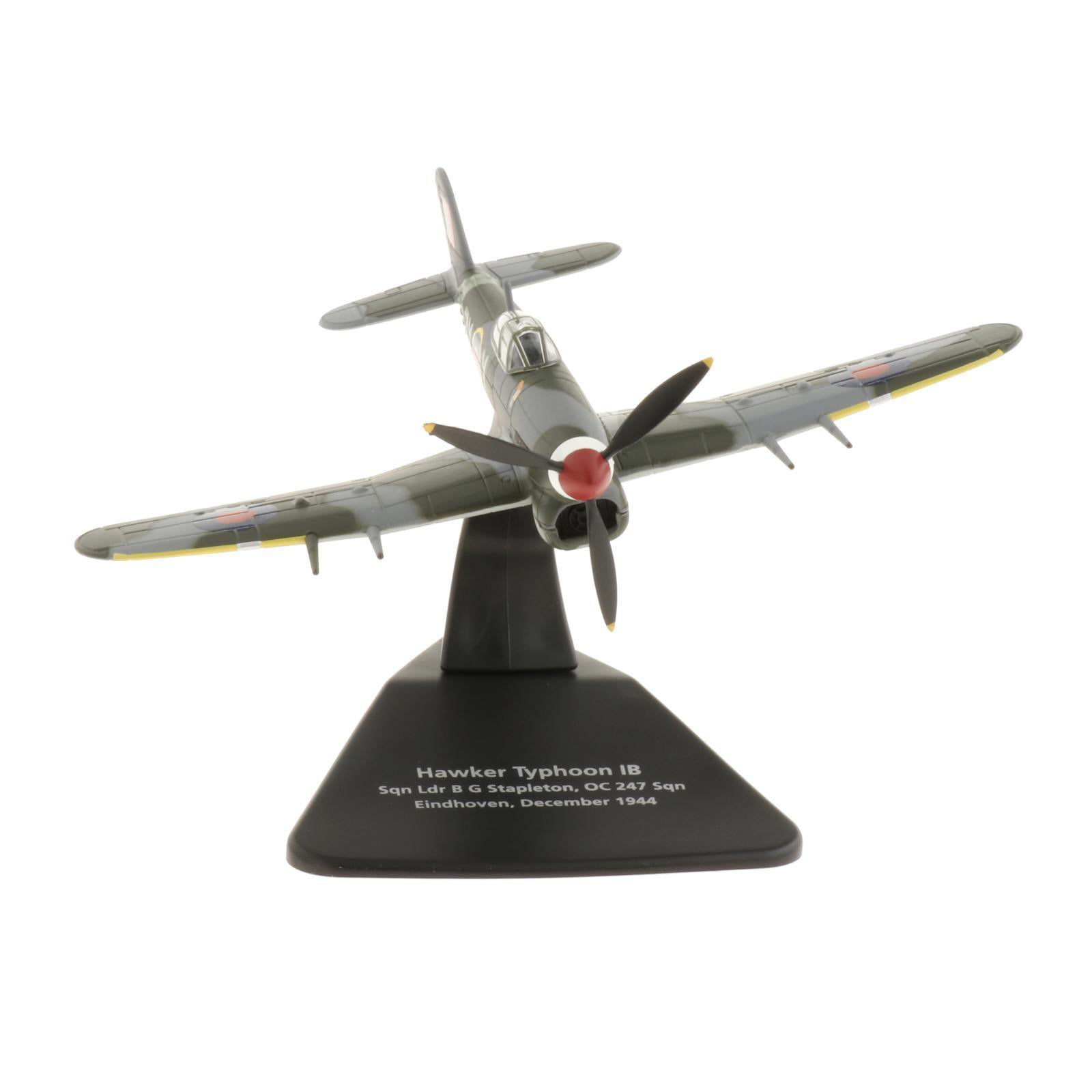1:72 Scale Airplane Model Kids Gift Collection for Office Cabinet Desktop