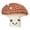Khaki mushrooms, variant on Handmade Knitted Bookmarks Book Book Page Holder Reading Gift for Teacher Book Lover Writer Bookworms Reader