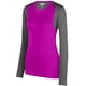 thumbnail image 1 of JERSEY DE MANGAS LARGAS PARA MUJER ASTONISH XL ROSA PODER/GRAFITO Augusta 2522, 1 of 1