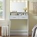 thumbnail image 3 of MIRROTOWEL Vanity Desk with Mirror and Lights, Dressing Table with Large Drawer, 2 Level Storage Dresser & 3 Lighting Modes Adjustable Brightness, Suitable for Bedroom, 3 of 4