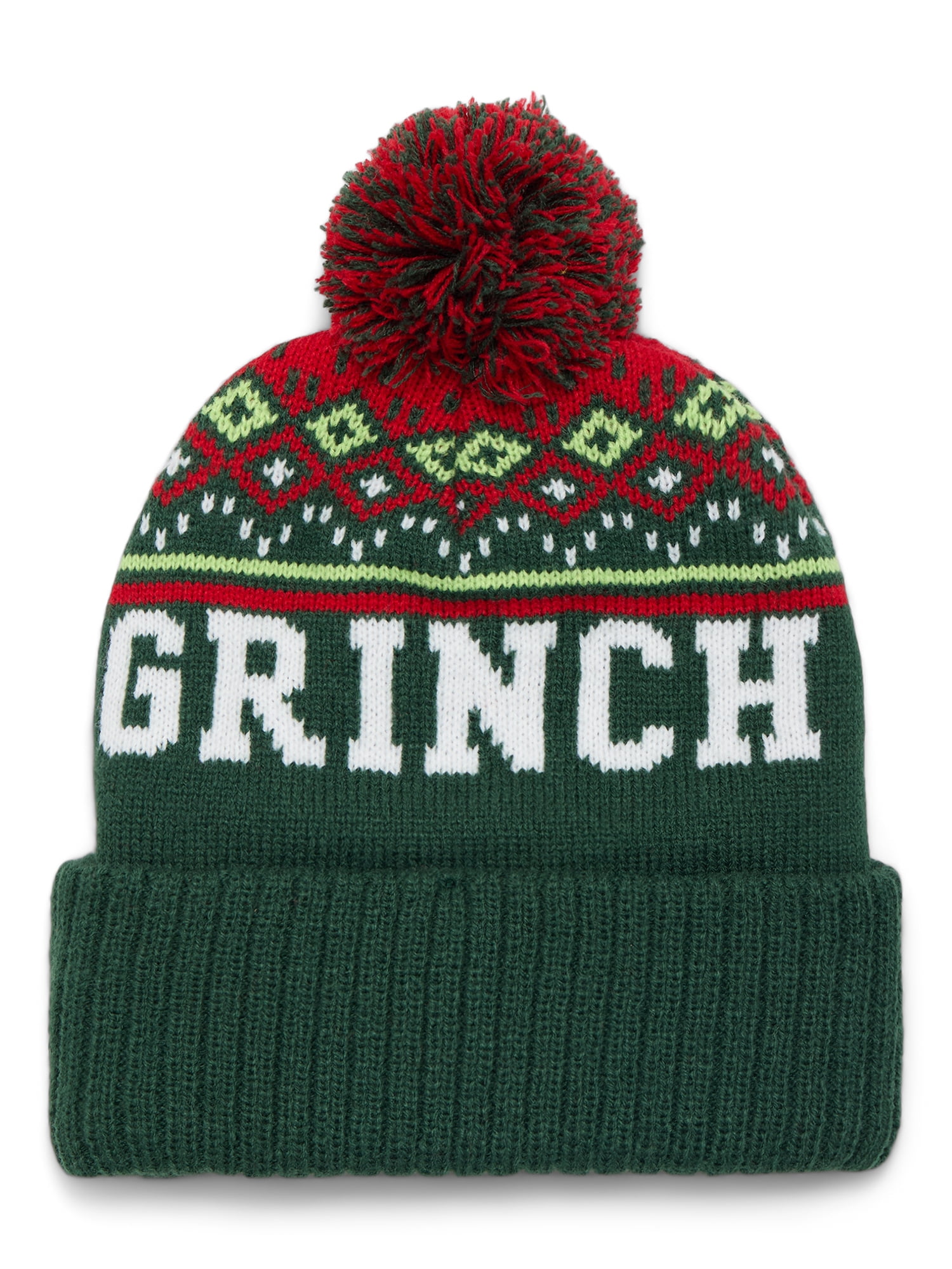 The Grinch Women's Pom Beanie Hat