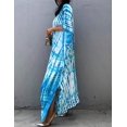 thumbnail image 5 of Robe de Plage Imprimée pour Femmes à Manches Courtes Grande Taille, 5 of 5
