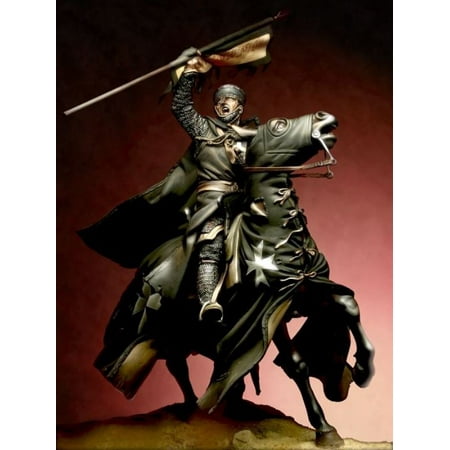 Order Metal - Pegaso Models 90mm Saint John Order Knight White Metal Figure Kit #90-913