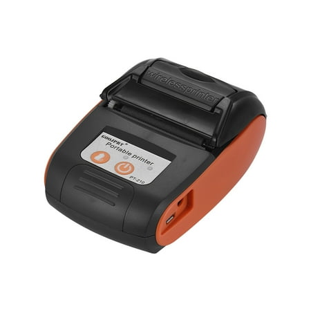 Receipt Printer With Keypad GOOJPRT PT-210 Portable Thermal Printer Handheld 58mm Receipt Printer for Retail Stores Restaurants Factories Logistics ()