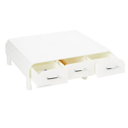 Mind Reader - PC Laptop IMAC Monitor Stand - White