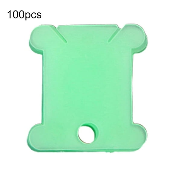 100Pcs/Set Floss Bobbins Lightweight DIY Plastic Embroidery Craft Sewing Thread Boards
