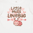 thumbnail image 4 of Inktastic Little Miss Love Bug Hearts Boys or Girls Baby T-Shirt, 4 of 5
