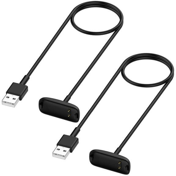 Tianle Charger Compatible with Fitbit Inspire 3, Replacement USB Charging Cable Cord Accessories for Fitbit Inspire 3 Fitness Tracker [2 Pack, 3.3ft/1m]