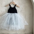 thumbnail image 2 of 2023 Été Nouvelle Robe Sans Manches pour Bébé Fille Robe Tutu pour Filles Robe Princesse en Dentelle Unie Robe de Fête Mode pour Nourrisson Vêtements pour Bébé, 2 of 7
