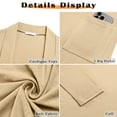 thumbnail image 5 of MOSHU Lightweight Cardigans for Women Long Sleeve Open Front Tops Casual Loose Fall Cardigan with Pockets, 5 of 9
