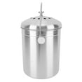 thumbnail image 4 of Seau à Compost en Acier Inoxydable, Bac à Compost Rond en Acier Inoxydable pour éliminer les Odeurs, Bac à Compost avec Filtres à Charbon pour Comptoir de Cuisine, 4 of 14