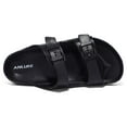thumbnail image 5 of ANLUKE Kids Girls Comfort Slides Soft Sandals for Boys with Adjustable Two Buckle, Sizes 10-4, 5 of 8