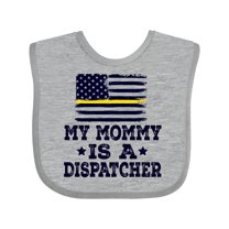Inktastic Dispatcher Mom Emergency Boys or Girls Baby Bib