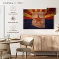thumbnail image 5 of Elephant Stock State Map Over Arizona Flag Wall Art - Horizontal Canvas Wall Art - Living Room Wall Decor - Flags Canvas - Beige And Brown Decor - 24" x 16", 5 of 8