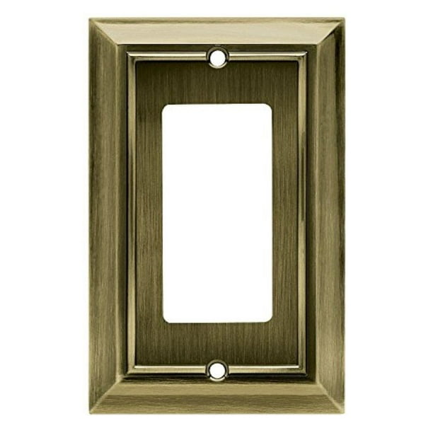 Hampton Bay Architectural 1 Gang Decora Wall Plate Antique Brass Com Hampton Bay Architectural 1 Gang Decora, Hampton Bay Mirrored Wall Plates