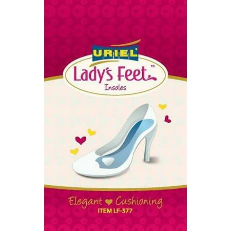Lady's Feet Silicone Insoles for High-Heeled Shoes -