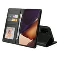 thumbnail image 3 of TECH CIRCLE For Samsung Galaxy Note 20 Ultra Wallet Case,Luxury Stylish PU Leather Shockproof Magnetic Flip Holder Credit Card Slots Drop Protection Cover.For Samsung Galaxy Note 20 Ultra,Black, 3 of 11