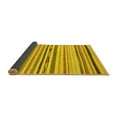 thumbnail image 2 of Ahgly Company Indoor Round Abstract Yellow Modern Area Rugs, 5' Round, 2 of 4