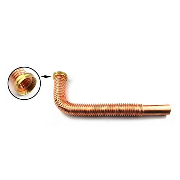 VAKNZ Bathtub Copper Drain pipe flexible drain pipe waste drain pipe for bathtub drain pipes