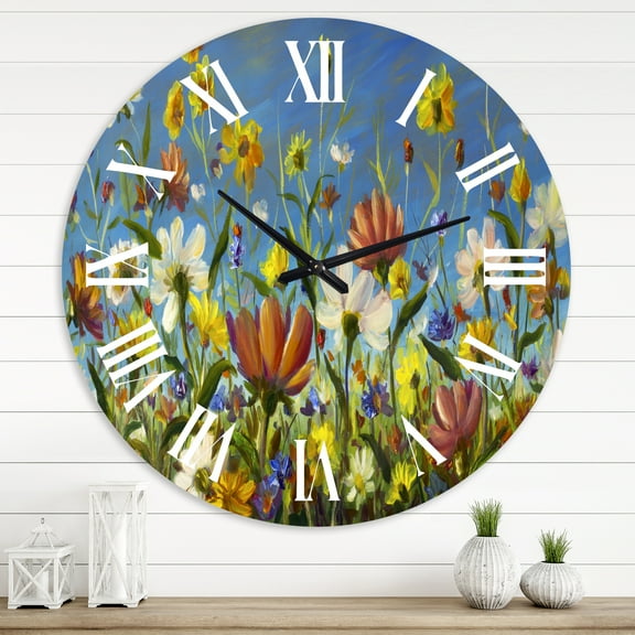 Designart 1 in Quartz Traditional Wall Clock