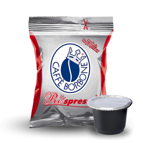 Caffe Borbone capsules (compatible with Nespresso® OriginalLine machines) - 50-pack - Red/Rosa pods - (Intensity 9/10)