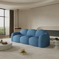 thumbnail image 2 of Sdorens Cloud Sofa Oversized Curved Couch,Lazy Sofa Round Floor Sofas,Cloud Memory Foam Couches for Living Room,Apartment,Small Spaces(No Assembly,Blue), 2 of 16