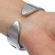 thumbnail image 3 of Relojes de pulsera de cuarzo para mujer con esfera de acero inoxidable de marca de lujo, 3 of 5