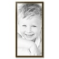 thumbnail image 2 of ArtToFrames 21" x 44" Black Panel With Gold Lip Picture Frame, 21x44 inch Multi Wood Poster Frame (WOM-5092),  Pack, 2 of 7
