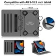 thumbnail image 2 of Funda para tableta FANRTE Universal para tableta Android de 9-11 pulgadas, negra, 2 of 6
