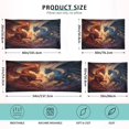 thumbnail image 2 of Fantasy Dragons Battle Plush Pillow Cases King Size Ultra Soft Warm Pillowcases with Zipper 20"x40", 2 of 9