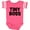 Football Pink and White, variant on Inktastic Tiny Boss Boys or Girls Baby Bodysuit