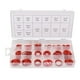 thumbnail image 1 of Arandelas de Papel de Acero Rojo Sunnimix Almohadilla Redonda con Junta de Caja 150 Piezas, 1 of 8